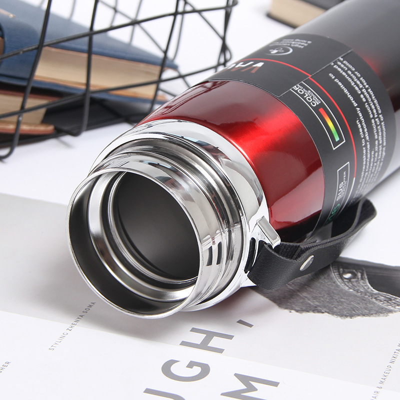 Outdoor Sports Water Portable Large Capacity Space Cup 316 Stainless Steel Thermos Customized Logo Wholesale 600ml 800ml 1000ml
