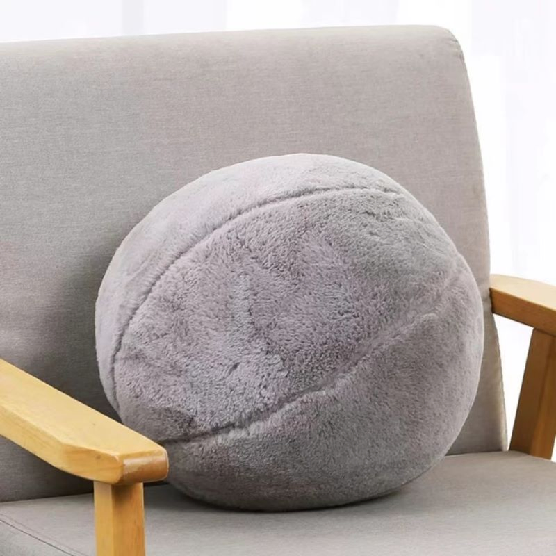 Polyester Faux Rabbit Fur Cushion of Throw Pillow Boday Seat Hometextile