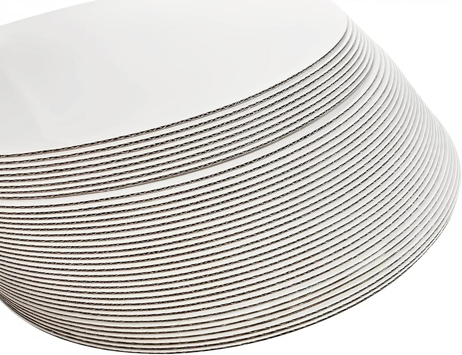 12" White Cakeboard Round, Disposable