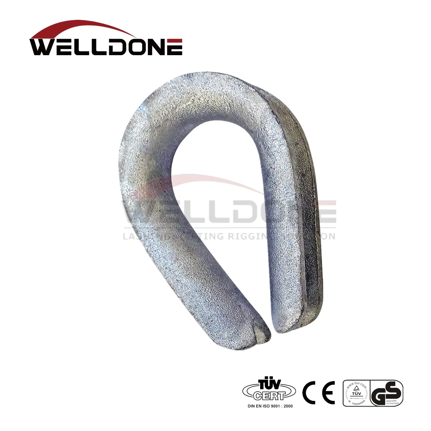 C15 Carbon Steel Us Type G414 Extra Heavy Wire Rope Thimbles