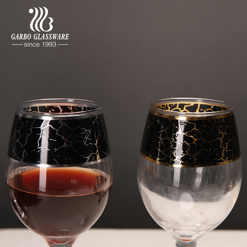Marbling Decal 7PCS Glass Decanter Wine Glass Goblet 1500ml Whiskey Decanters Toasting Glass Wine Bottle Glass Goblet Set Colored Wine Glass Set