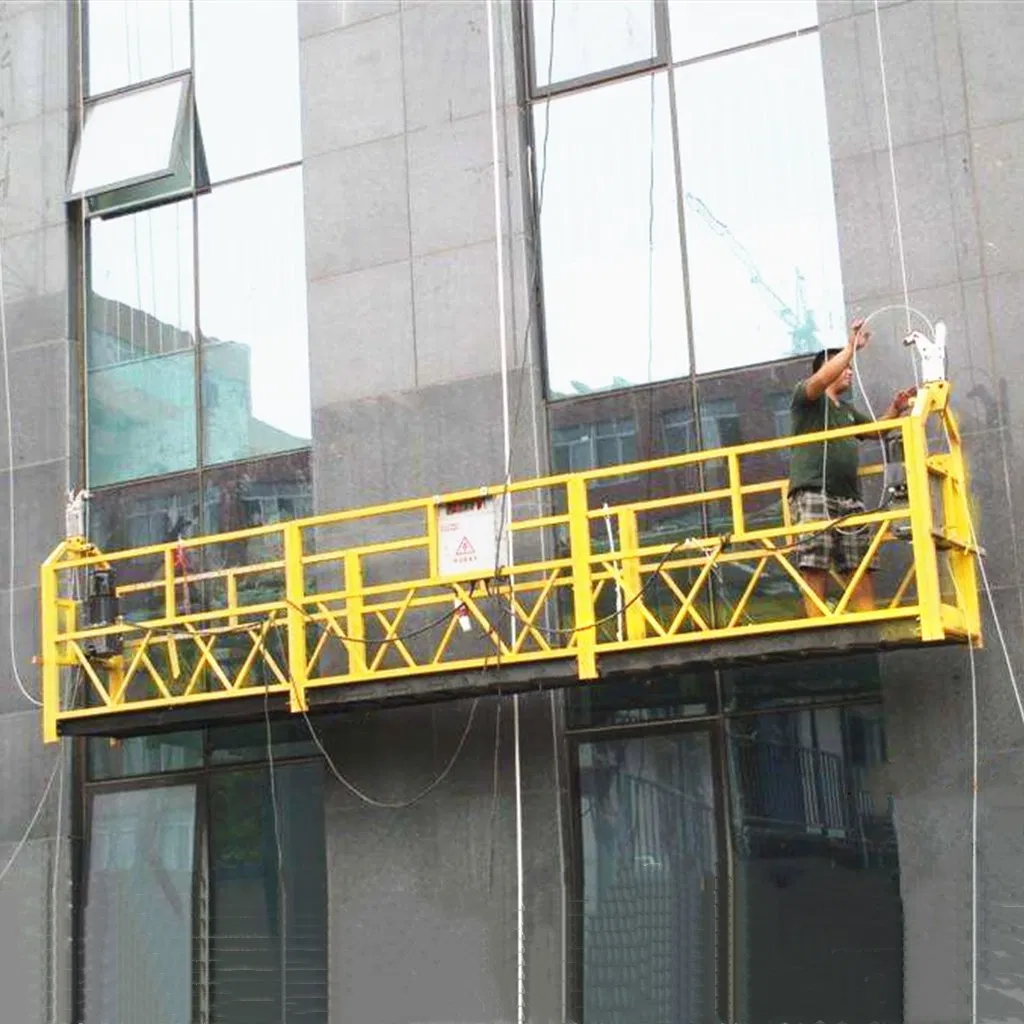 CE Approved Aluminum Wall Gondolas Building Maintenance Cradle High Rise Builder Work Stage Suspended Platform