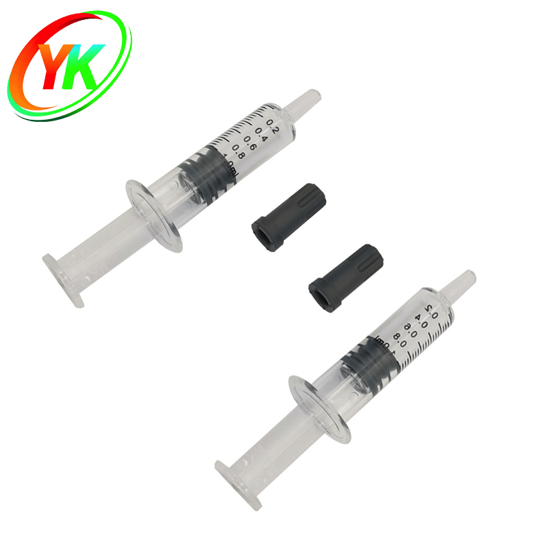 1ml Standard Luer Lock Glass Syringe with Plastic Air-Release Plungers for Oil