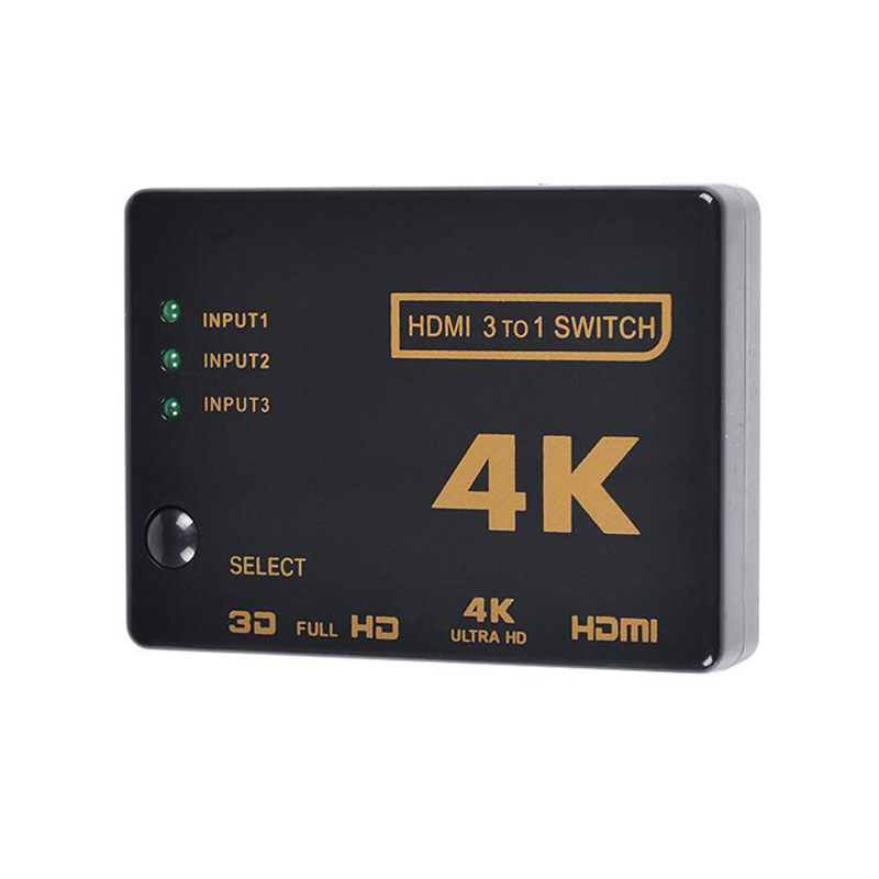 HDMI-коммутатор 3x1, переключатель сигнала