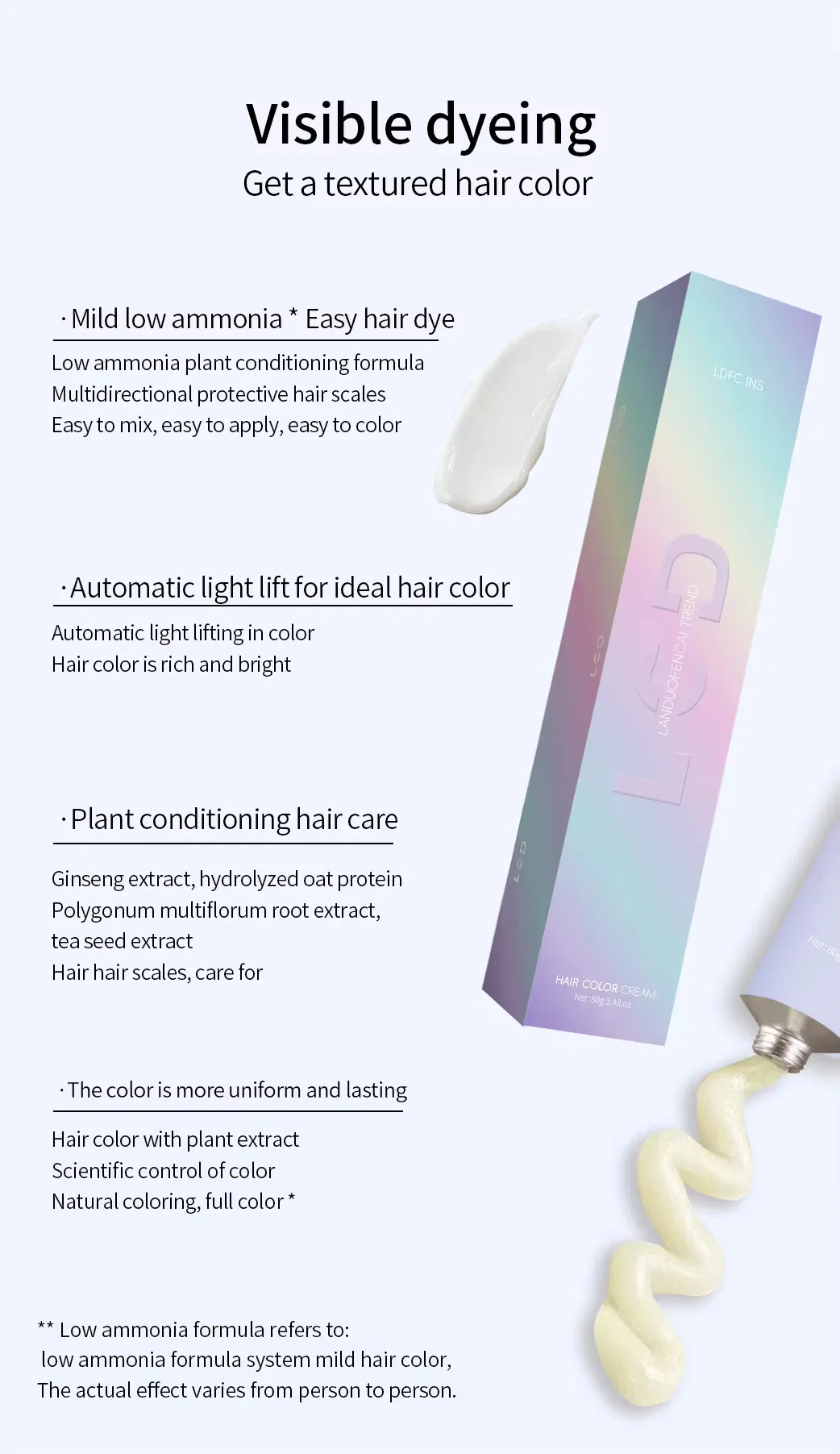 Online Natural Hair Dye Supplier for Easy White Hair Coverage