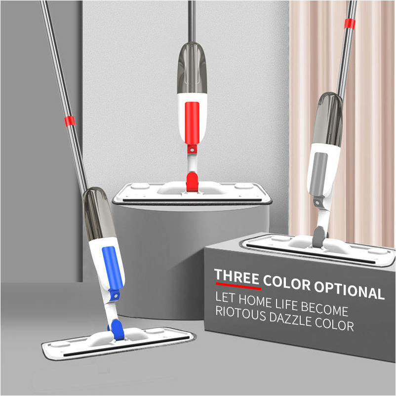 Easy Operation Spray Mop One - Handed Use Home Floor Cleaning Convenient Mop