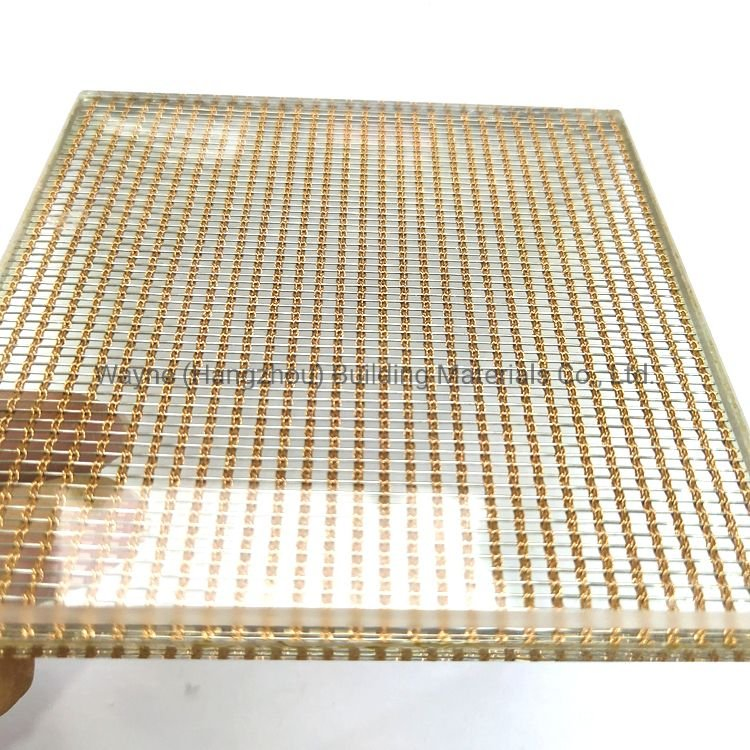 Metal Mesh Laminated Glass