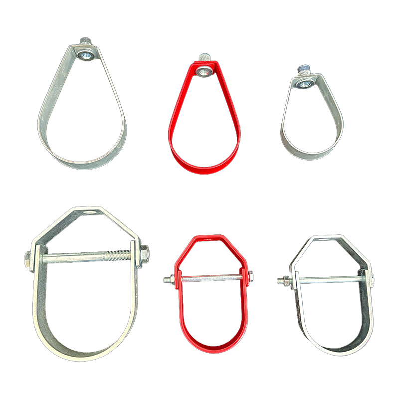 High Quality Seismic Horseshoe/Pear Shape Pipe Clamp for Gas Water Tube Bracing and Support