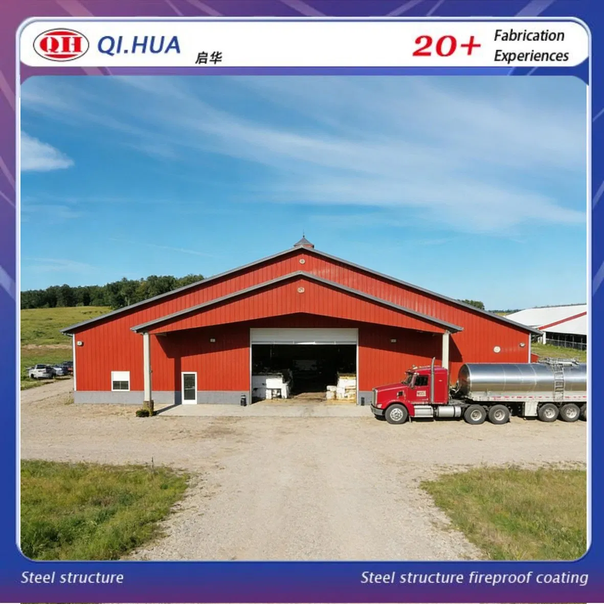 Reliable Prefab Farm Building for Modern Agricultural and Livestock Applications