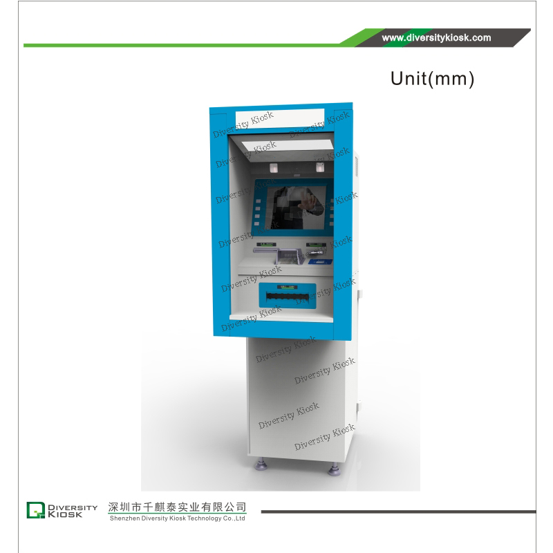 Central Control Internal Safety System Bank ATM Cash Withdrawal and Deposit Machine System Anti Hacker Invade