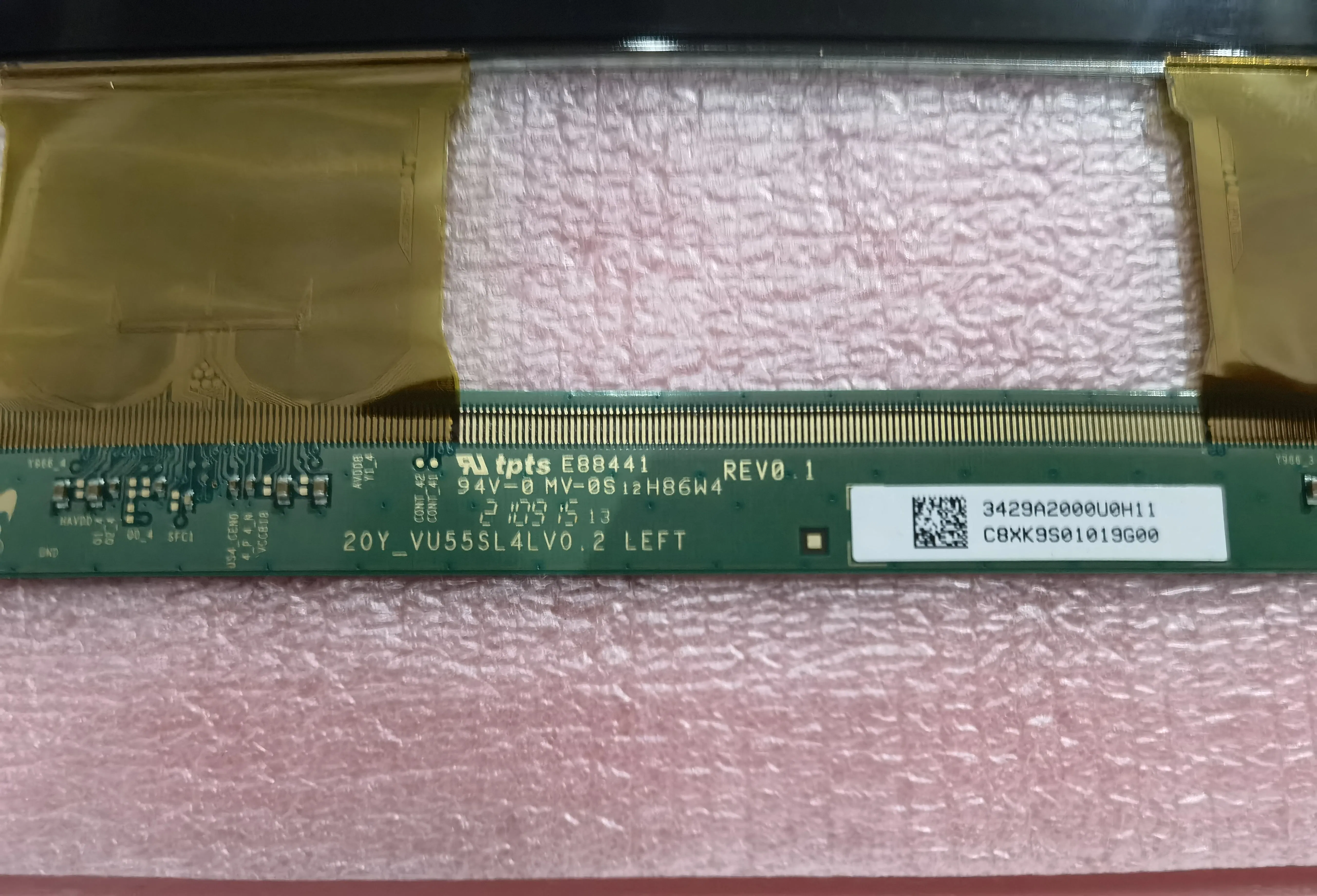 St5461d16-1 Csot 55"Inch TV Screen LCD LED TFT Display Open Cell Spare Panel Replacement Parts for TV Repair