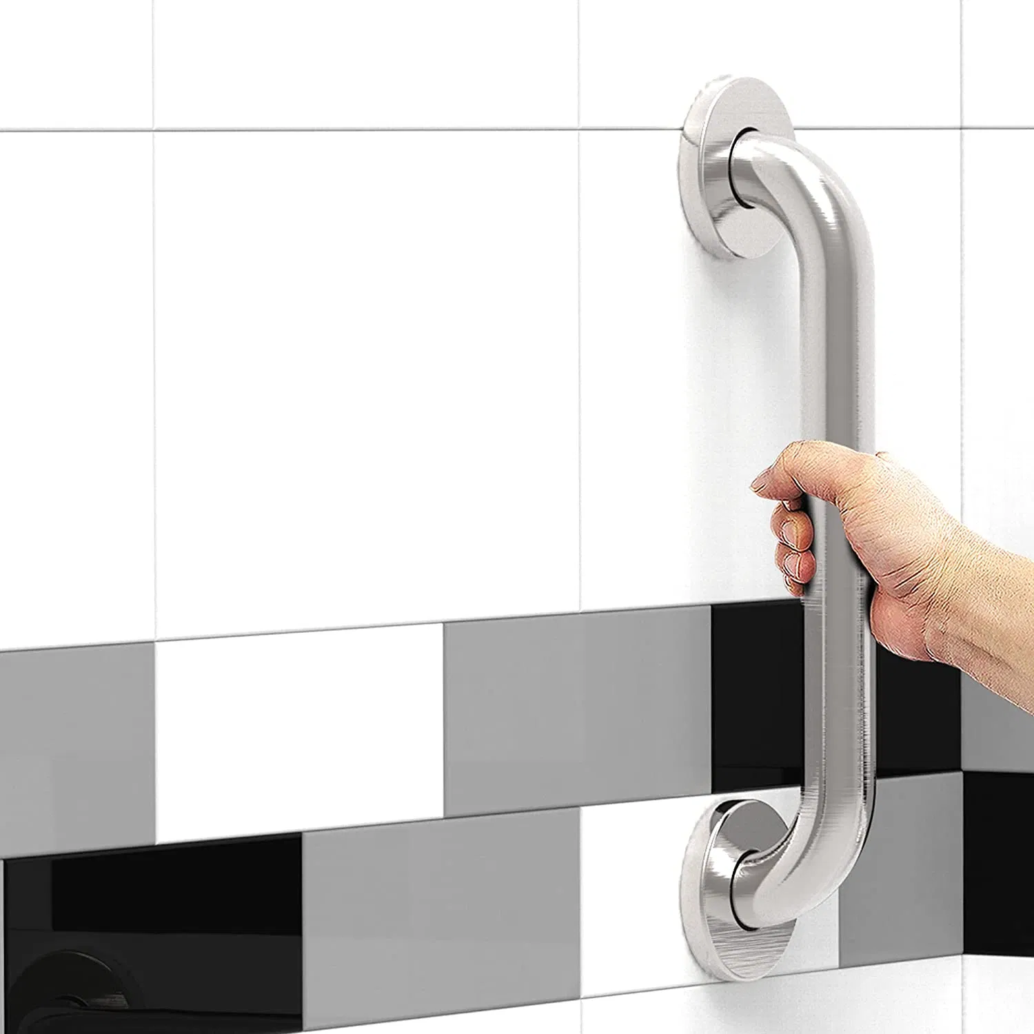 Откидной поручень для ванной из нержавеющей стали