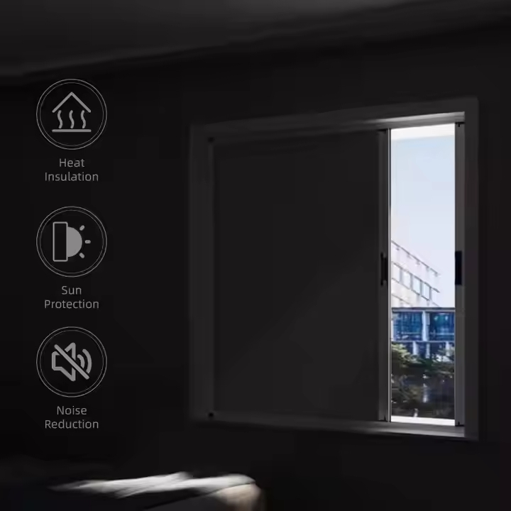 Modern Honeycomb Window Blinds Door & Window Full Shaded Windows Aluminum Folding Sliding Door