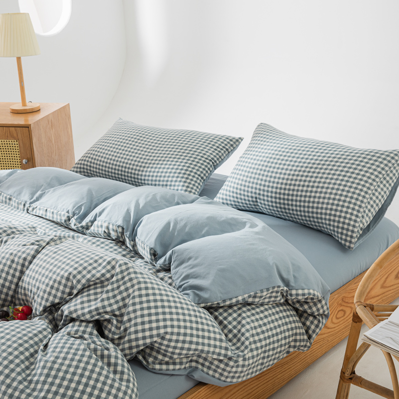 Customized Single Double Bedsheet Queen Size King Bed Fitted Sheets Luxury Printing Duvets Bedding Set