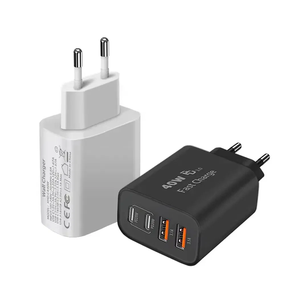 Быстрое зарядное устройство 40W PD для телефона