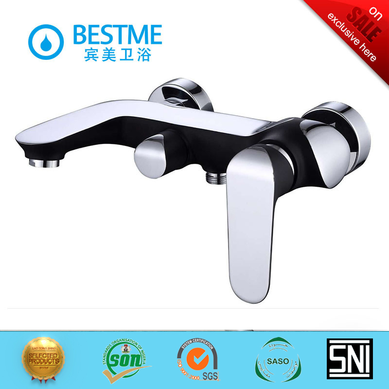 Смеситель для душа и ванны BM-50082K, черный хром