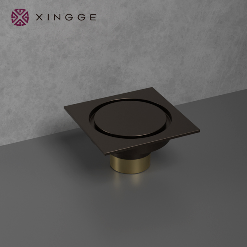 Bathroom Toilet Odorless Strainer Sanitary Ware Stainless Steel Square Water Shower Drain Black Floor Shower Linear Drain