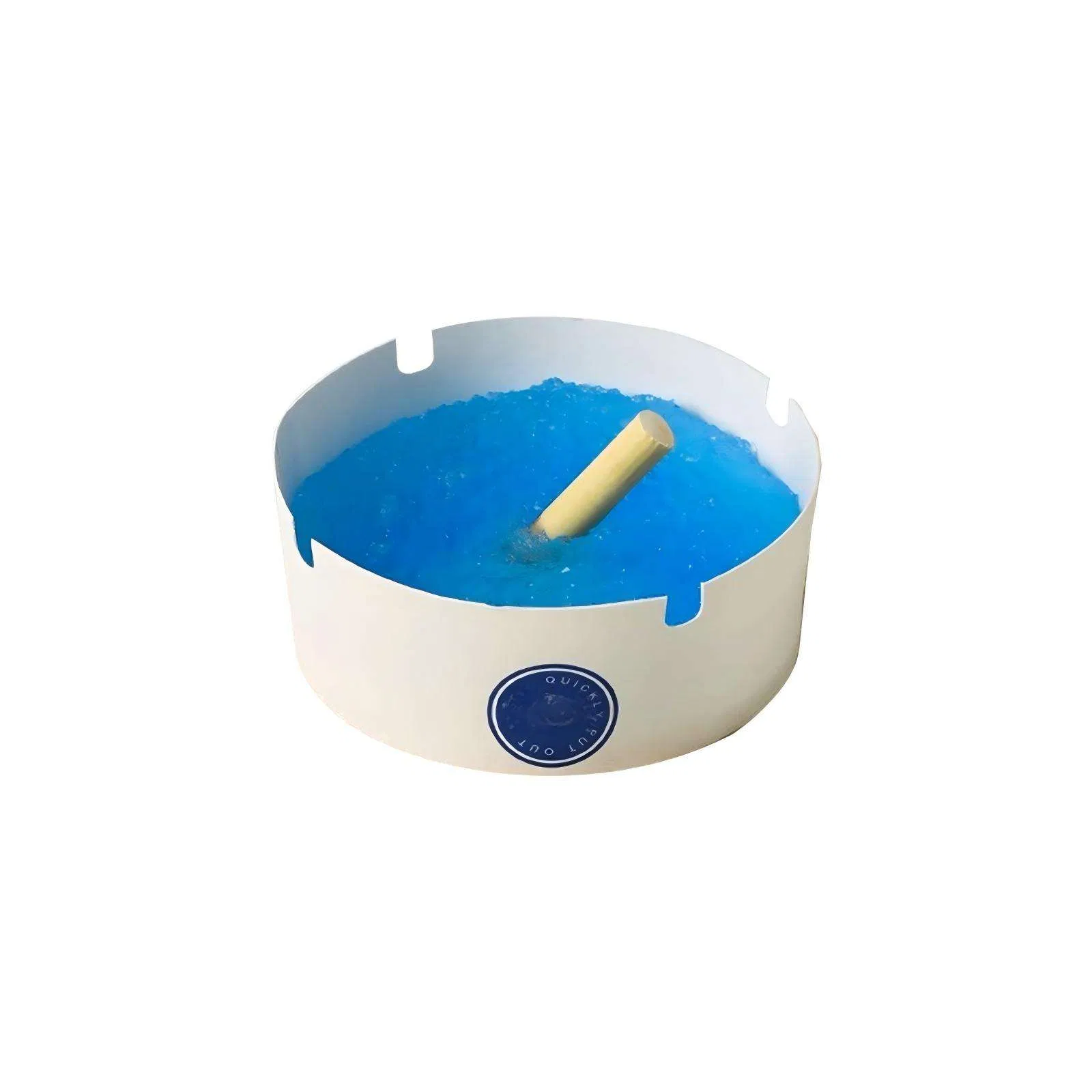 Single-Wall Paper Ashtray with Safety Ash Extinguishing Sand - Custom Branding for Office, Restaurant & Outdoor Events