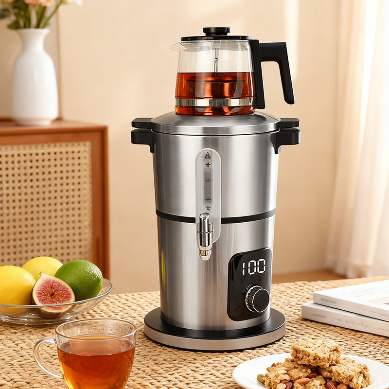 Multifunction Kettles Stainless Electric-Tea-Maker-Samovar Tea Pots Home Appliances Electric Kettle Samovar with Infuser Filter