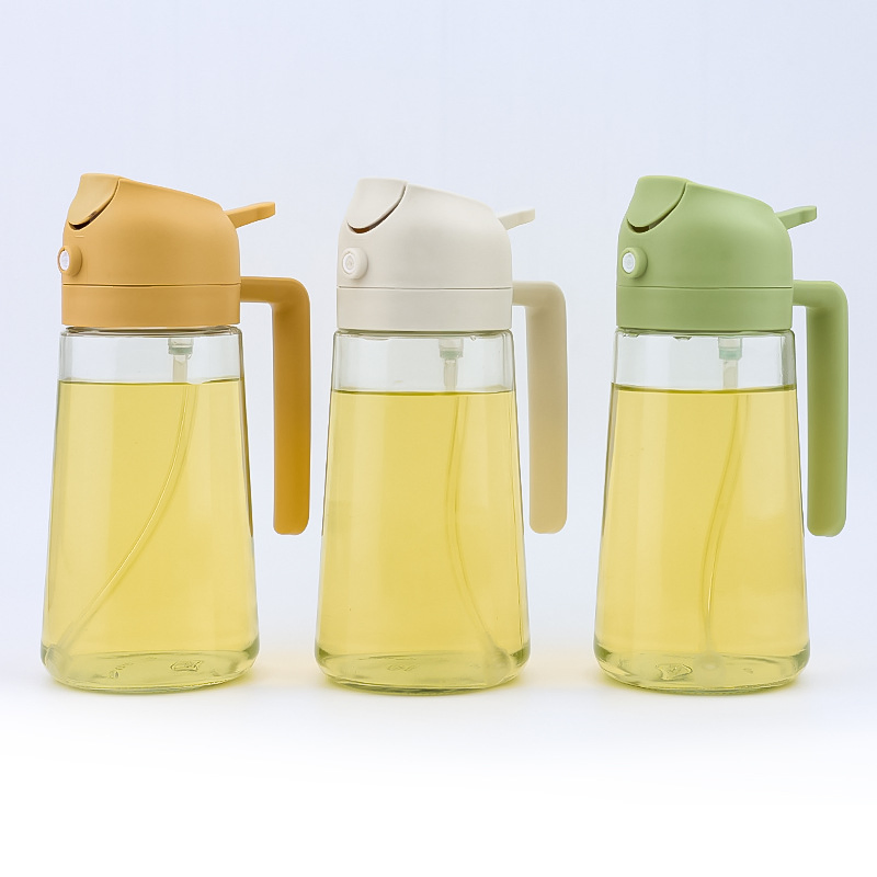High Cost Performance Dual-Mode Glass Oil Kettle for Spice Sprinkling