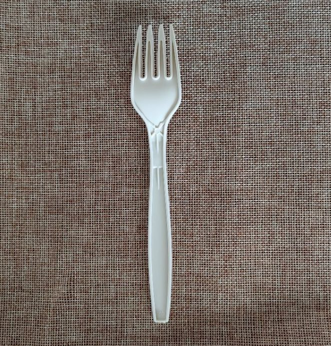 Customizable White or Custom Colors Cornstarch Biodegradable Single Use Cutlery Spoon Fork