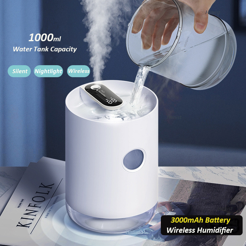 Aromatherapy Mist Sprayer Air Humidifier Nebulizing Oil Diffuser with Essential Oils