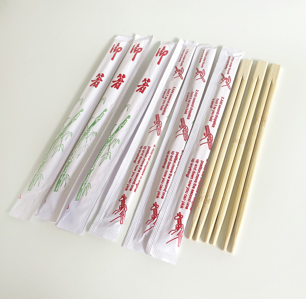 Hot Seller Custom Logo Printed Reusable Paper Packaging Chopsticks