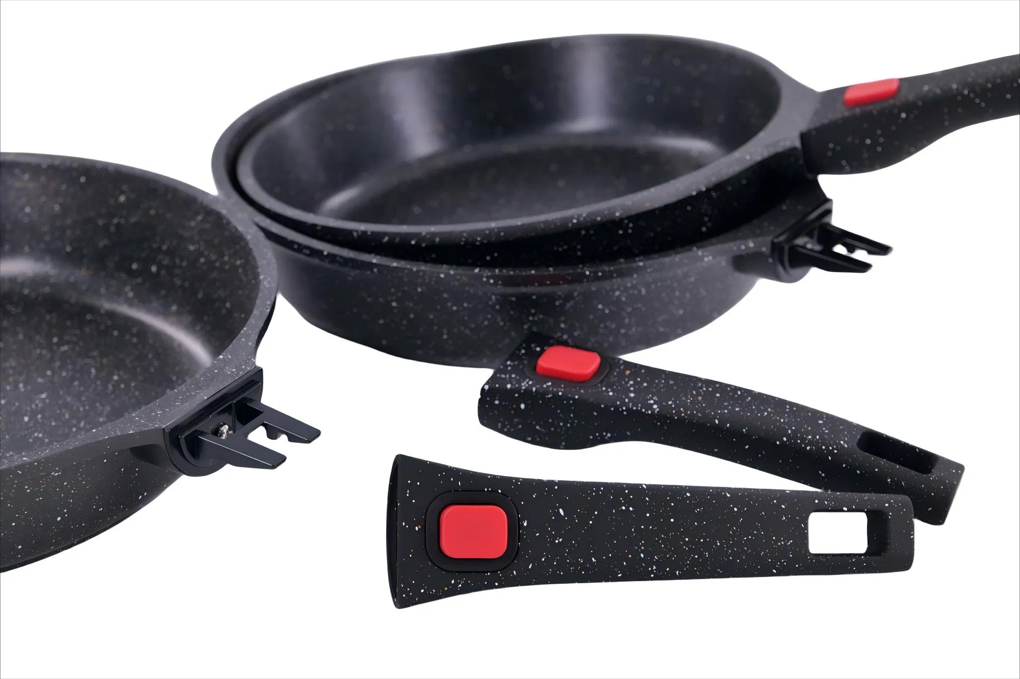 Professional 24cm Black Kitchen Cookware Frying Pan