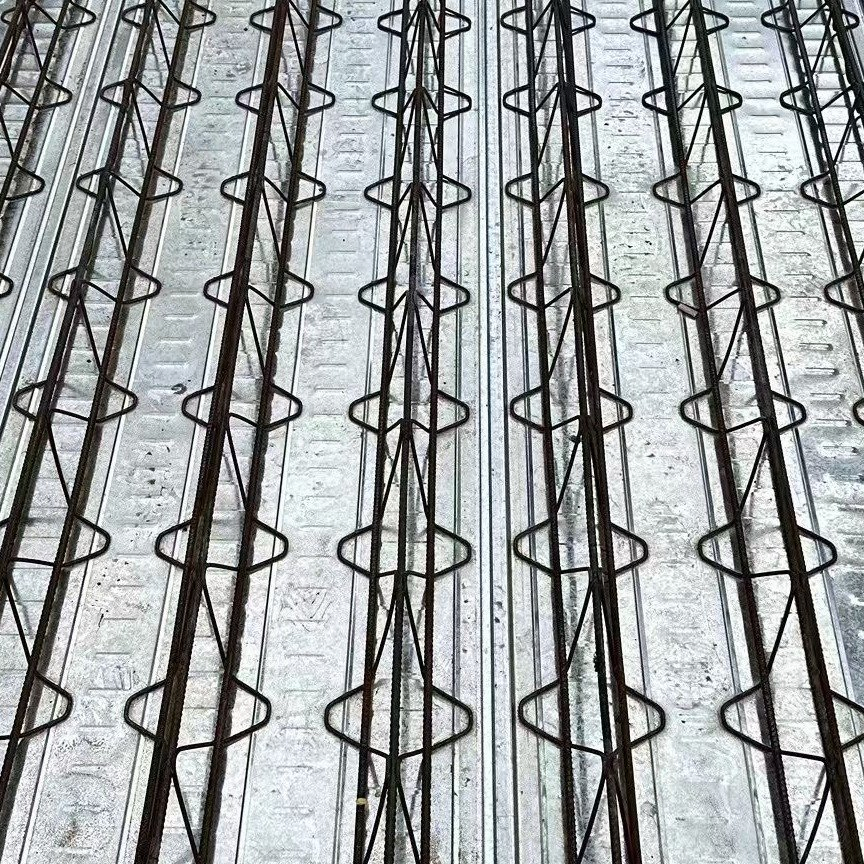 Galvanized Truss-Type Floor Deck with Concrete Topping
