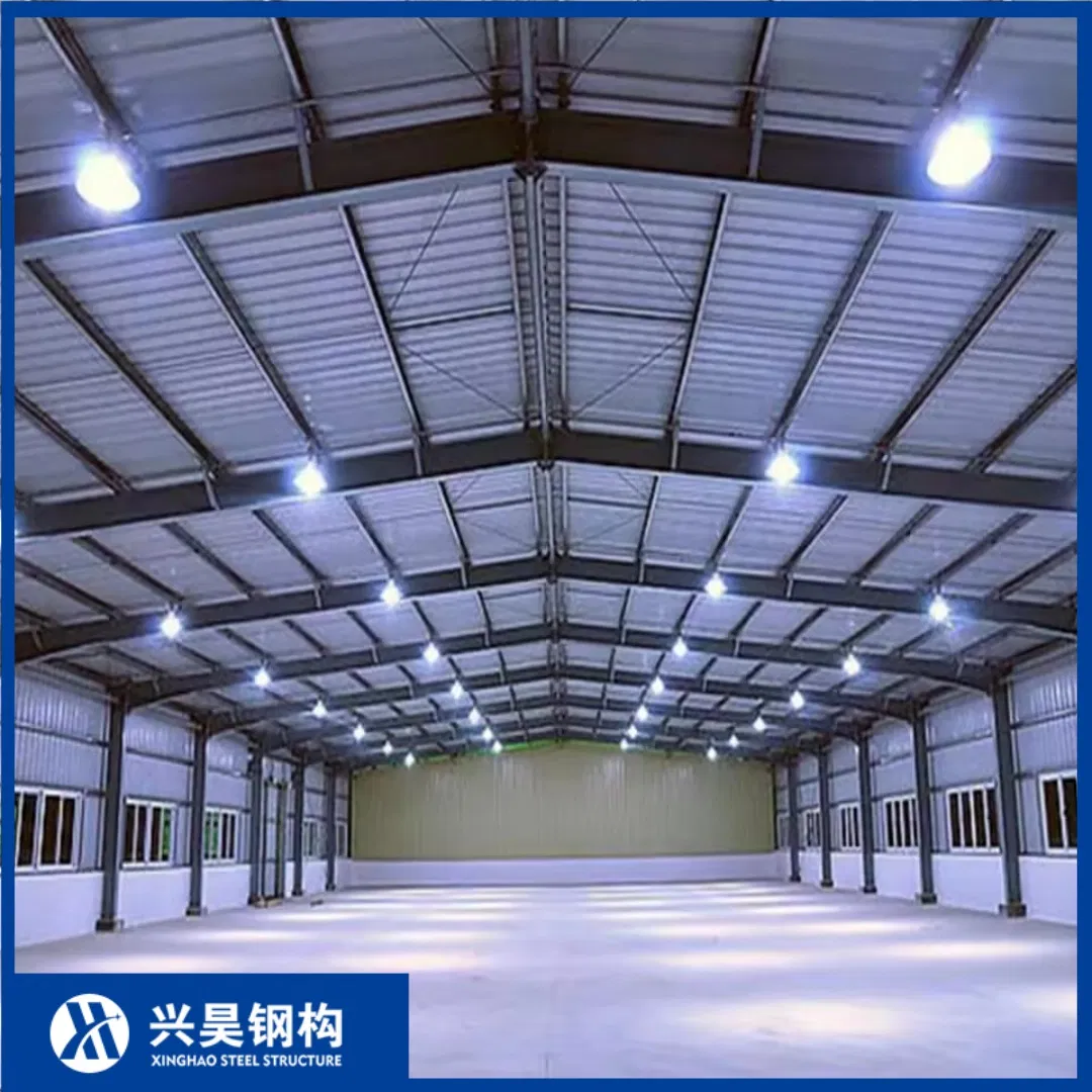 Fireproof Corrugated Sandwich Panel Cladding Steel Workshop Prefabricated/Prefab Industrial Metals Warehouse Heavy Steel Structure Workshop