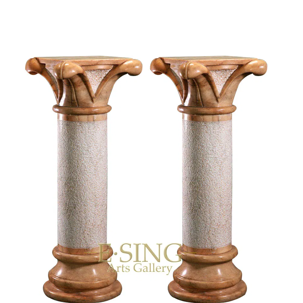 Marble Pillar Stone Column House Designs for Interior Decoration