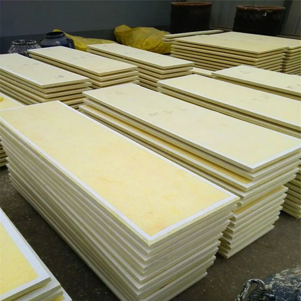 Suspended Modern Tegular Edge Interior Decoration Fiberglass Acoustic Ceiling Tile