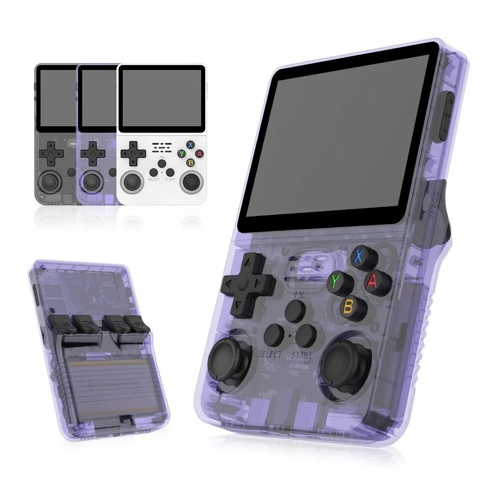 Retro Portable R36s Handheld 3.5 Inch Game Console Retro Gba Arcade Classic Linnux System 64GB FC Arcade Joystick