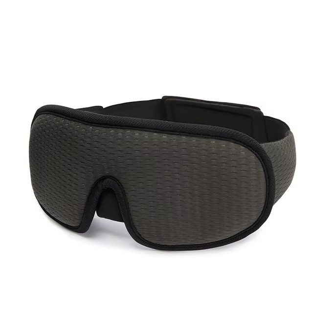 Sleep Eye Mask with Adjustable Soft Comfort Eye Shade Block out Light Warm and Cool Double-Sided Use