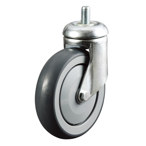 China Factory 5 Inch Swivel Shopping Trolley Wheel PU Caster Cart Castor Wheel