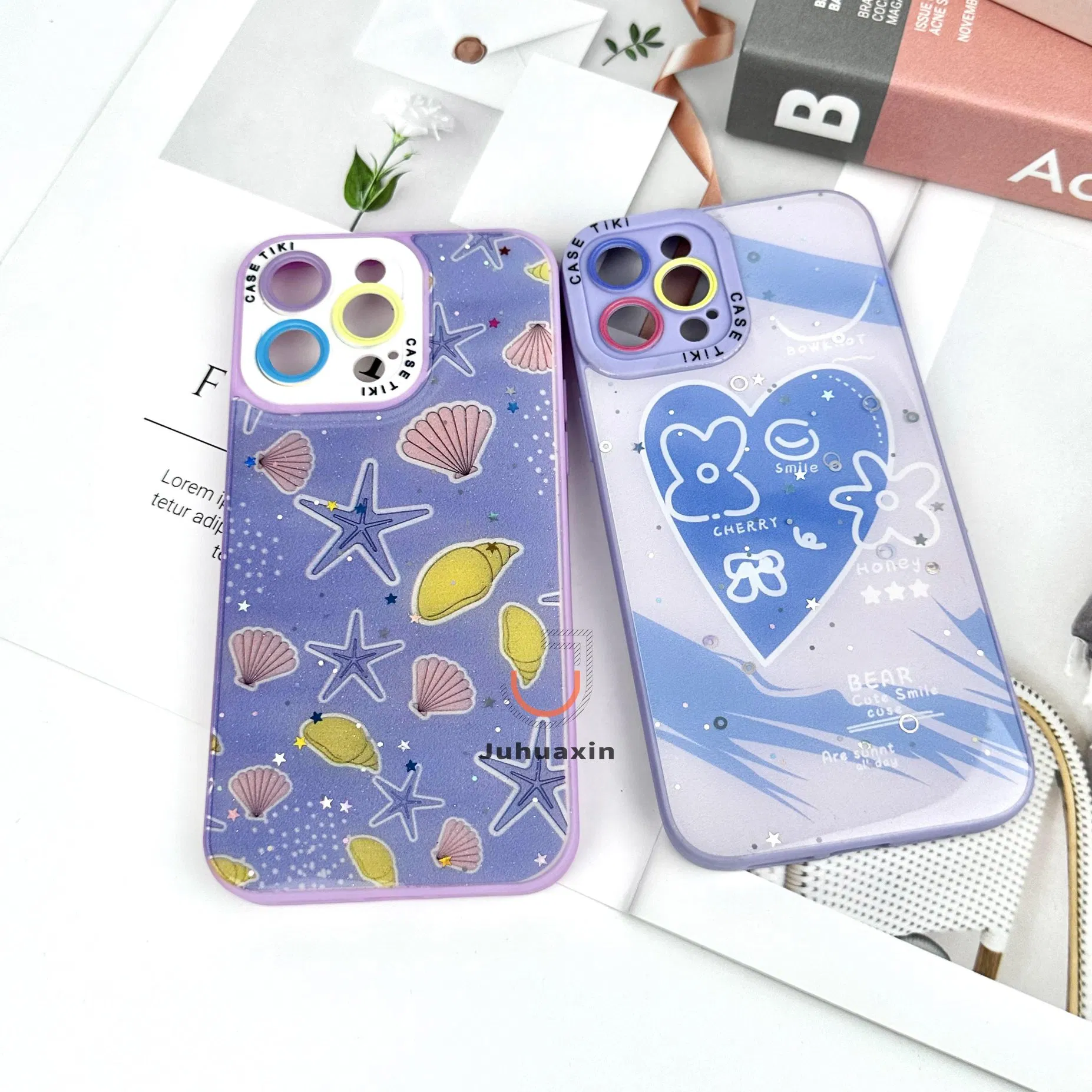 Milan Painted Epoxy Phone Case New Design TPU Back Cover Fashion Phone Case for iPhone 16/14/15 PRO Max Diamond Bling Phone Case