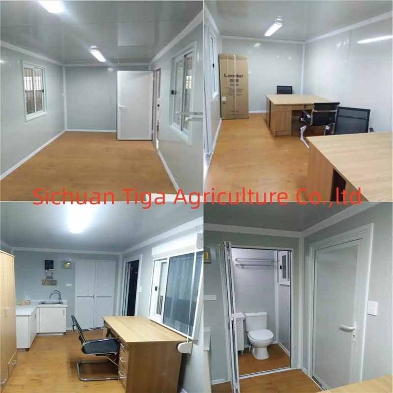 High Quality Two Bedroom Prefab Container House Garage Steel Structure Containers Office House