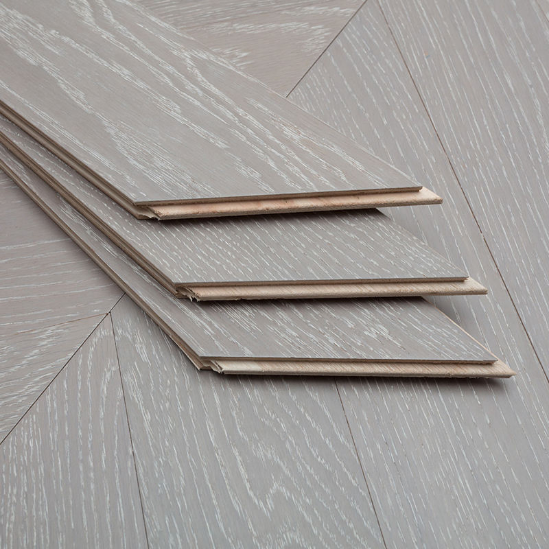 Modern Design Engineered Wood Floor Oak Herringbone Chevron Styles Click for Indoor Decoration Engineered Flooring