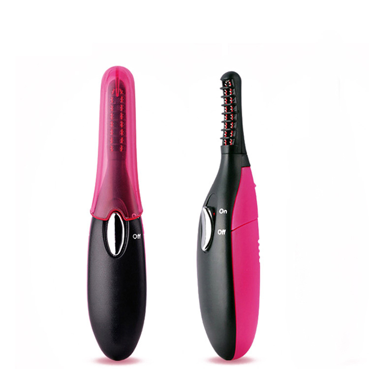 Innovative Heated Eyelash Curler with Non-Stick Silicone Technology