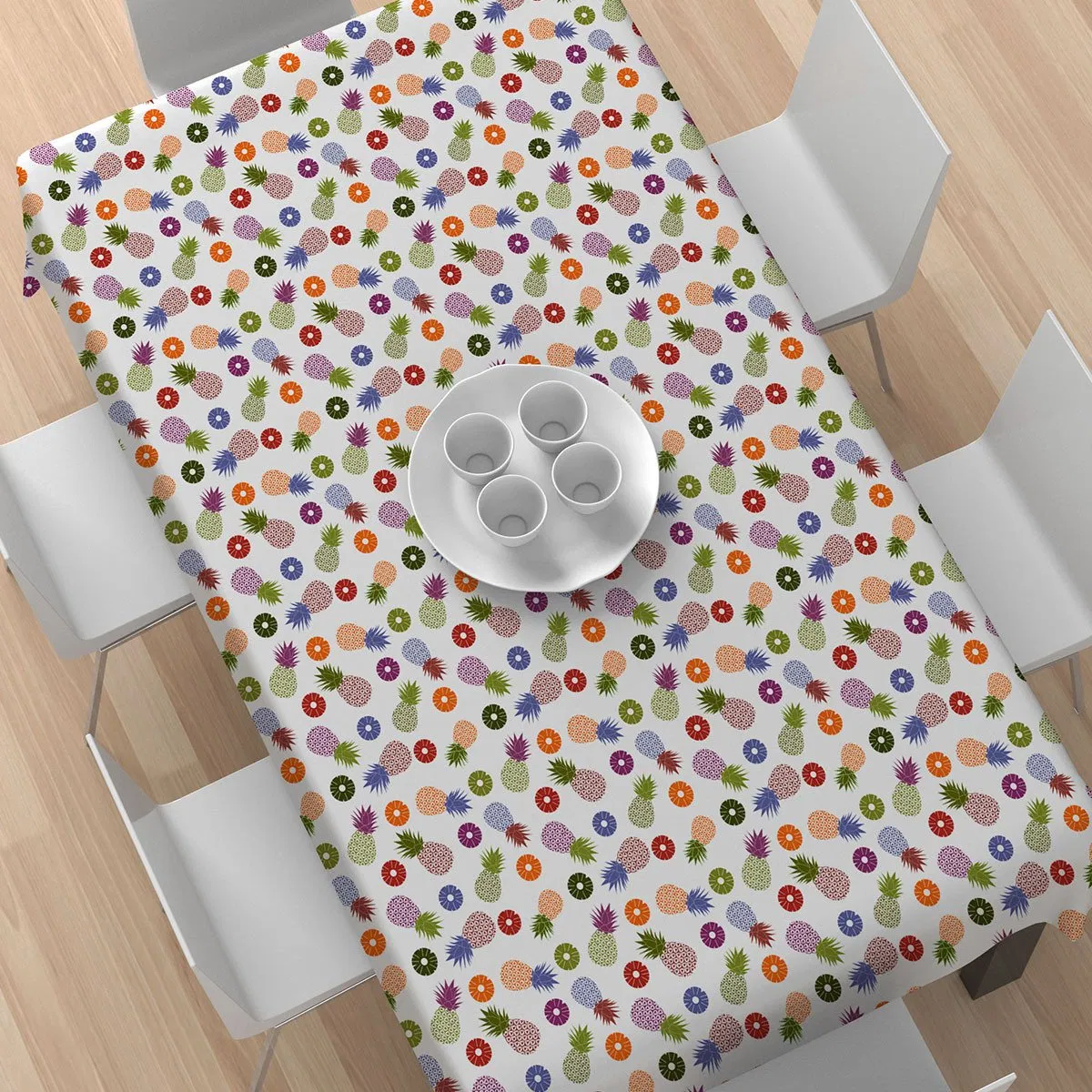 Waterproof and Wear-Resistant Thickened Tablecloth for Home Kitchen, Fruit Printed Tablecloth Tabletop