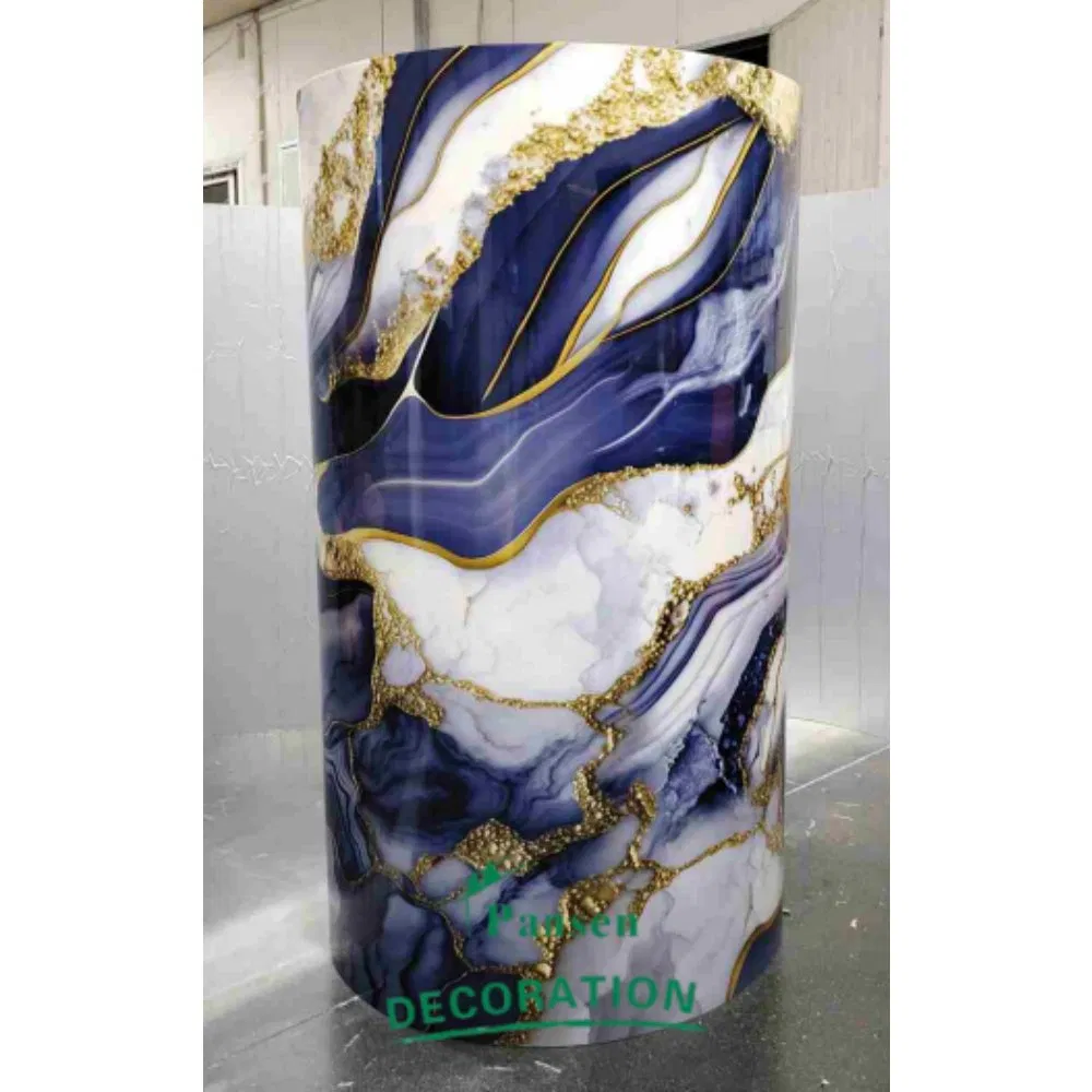 IXPE Foam UV Marble Self-Adhesive Wall Sticker PVC Wall Paper Indoor Decor