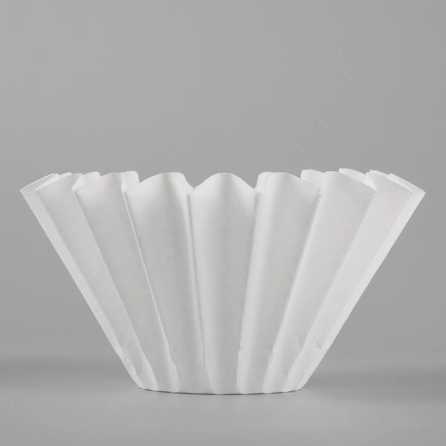 Natural White Basket Shape Coffee Filters for 6 to 10 Cup Coffee Makers