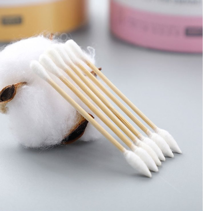OEM Cotton Swabs, Double-Headed Cotton Swabs, Disposable Hygiene Swabs for Ear Cleaning and Makeup