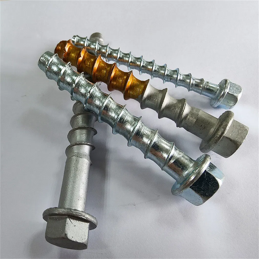 Carbon Steel Galvanized Hexagonal Flange Head Concrete Self-Tapping Anchor Bolt