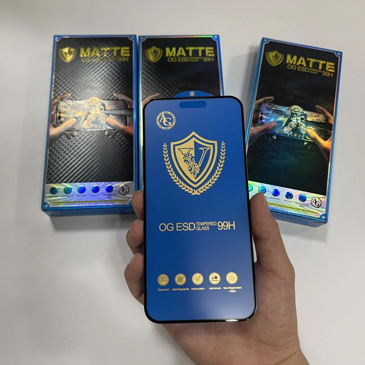 Защитное стекло для iPhone 16, 15, 14, 13, 12, 11, X