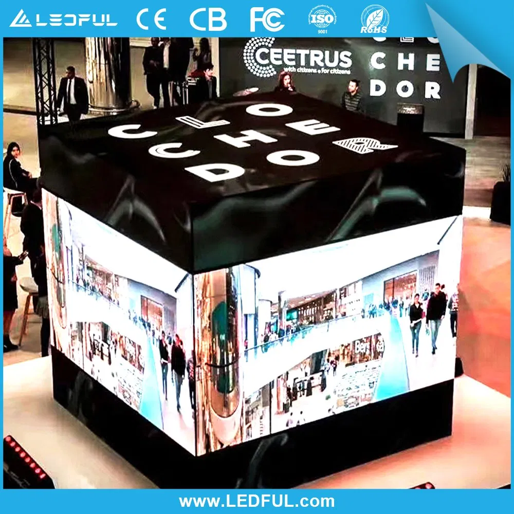 Ultra Slim Indoor Fixed LED Video Wall Digital Advertising Billboard Front Service P1.5 Indoor LED Display