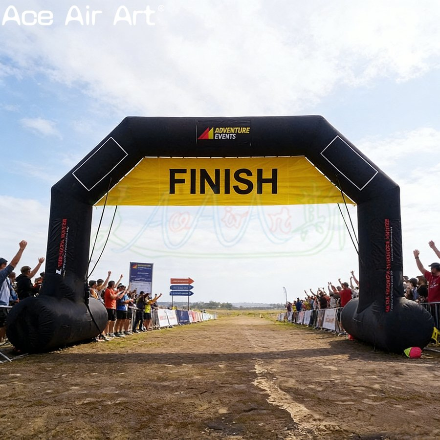 Custom Inflatable Archway with Removable Banner&Logos Start Finish Line for Event