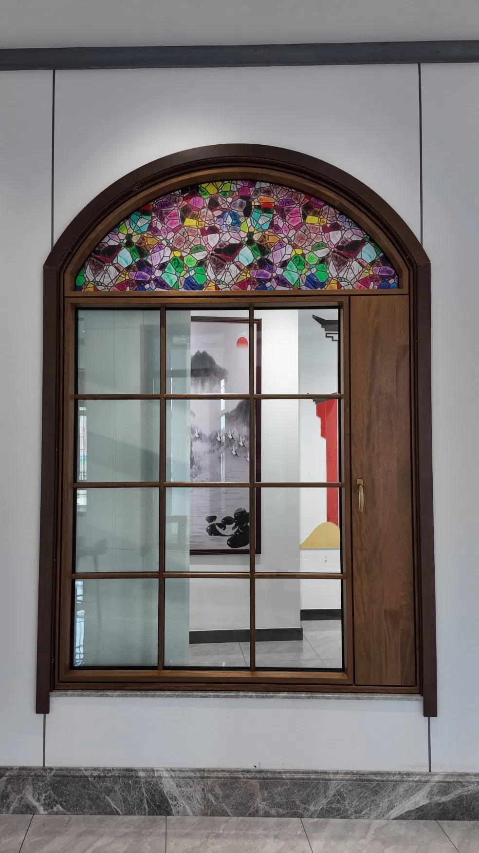 Customized High Quality Low Price Composite Window - Wood Clad Aluminum Window