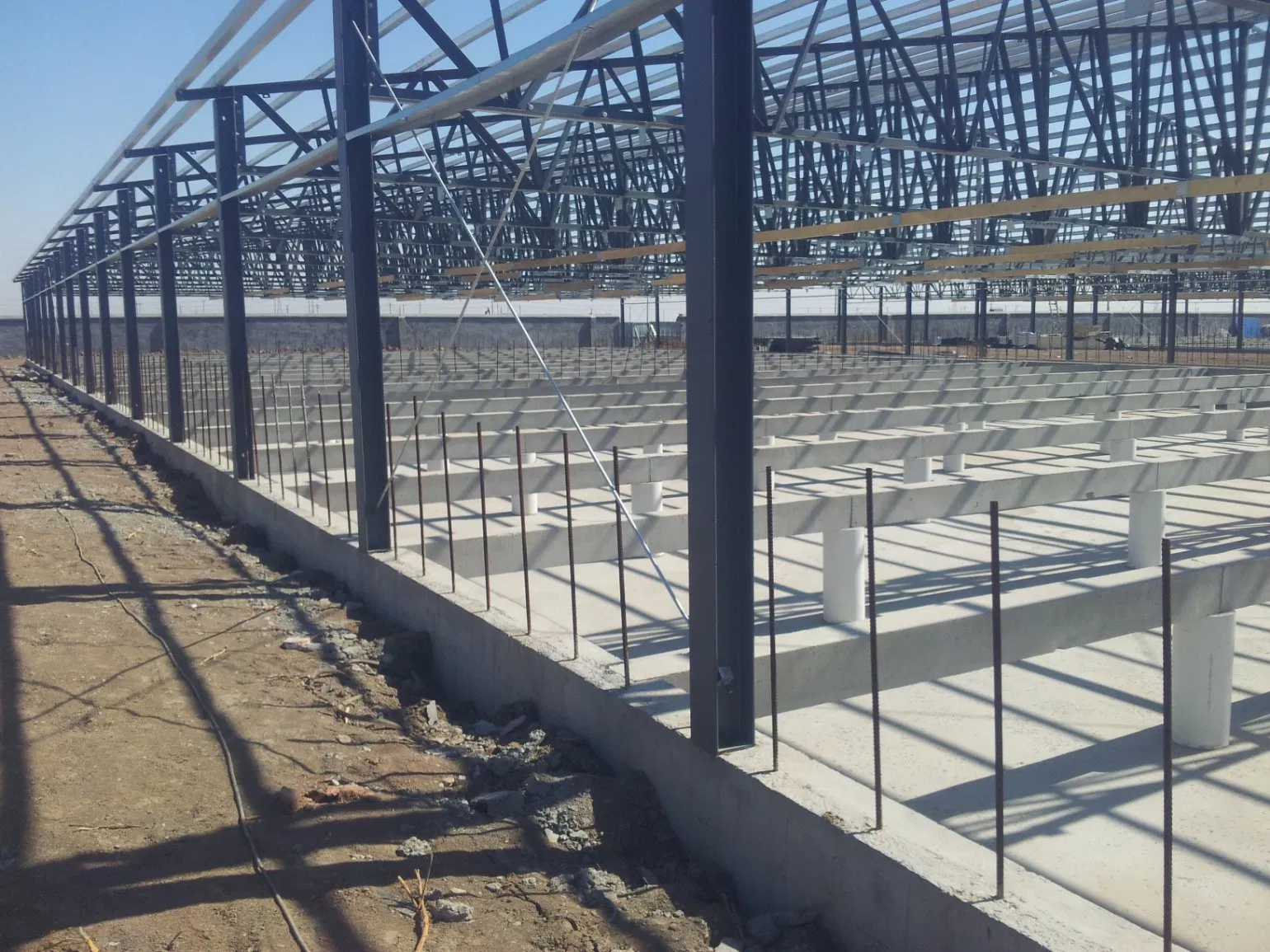 Economic Farm Barn Chicken Sheep Cattle Pig Horse Prefabricated Building Metal Workshop Factory Warehouse Steel Structure Farm Shed