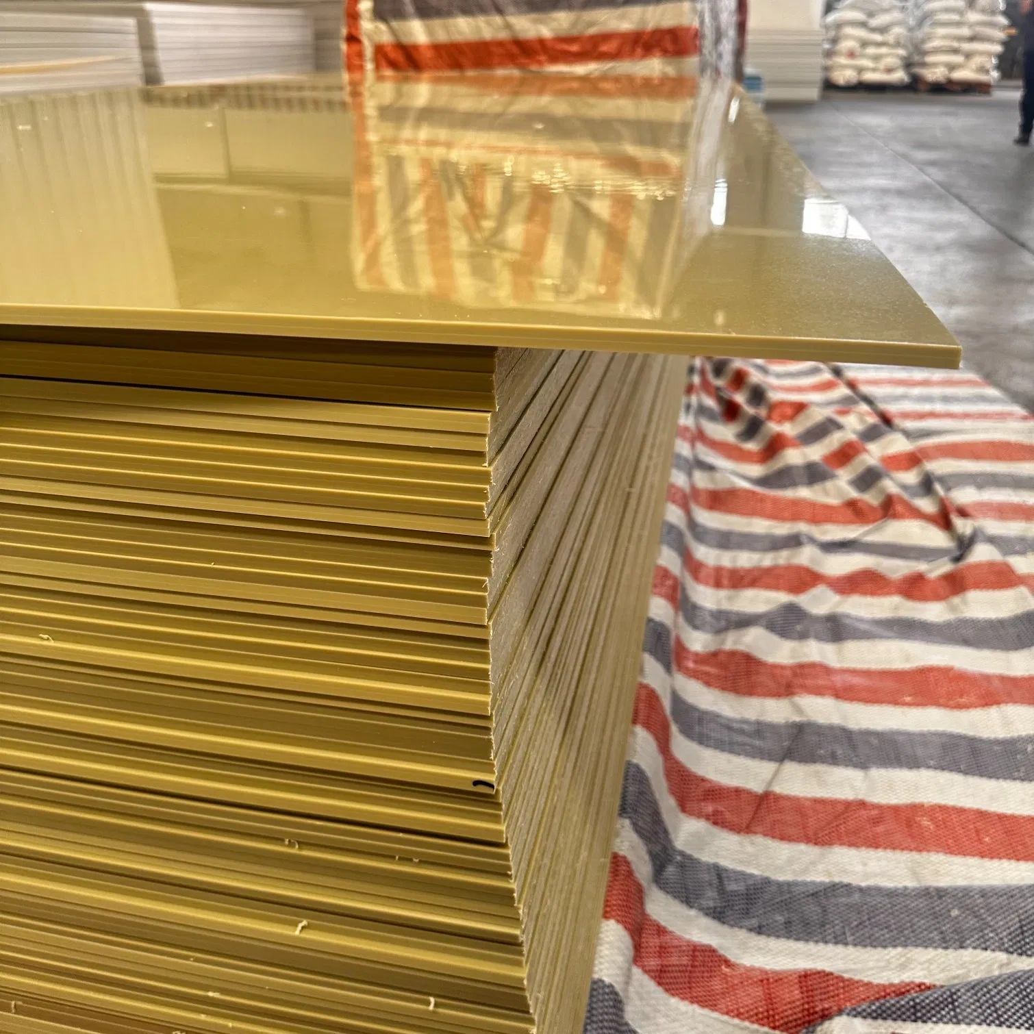 5mm 10mm Thick 4 * 8FT Gray White PE PP Board Polypropylene Board